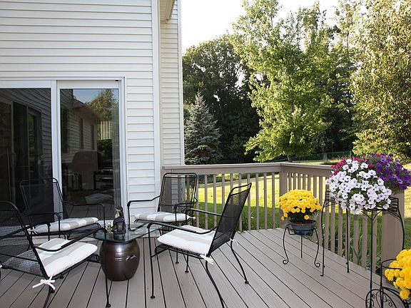 Private backyard