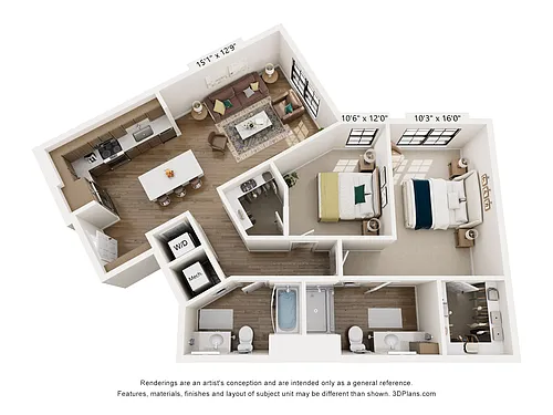 Floor plan The Redmont