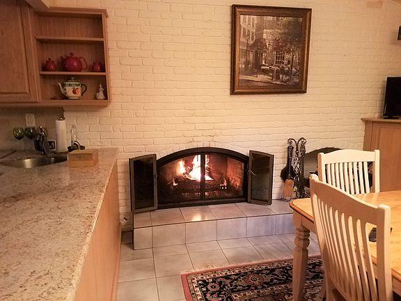 Hearth in Country Kitchen