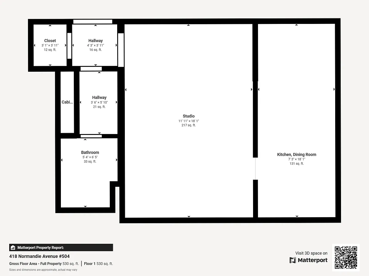 Floor plan Medium Studio STM3