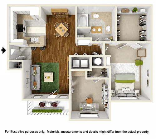 Floor plan A5 - Crepe Myrtle
