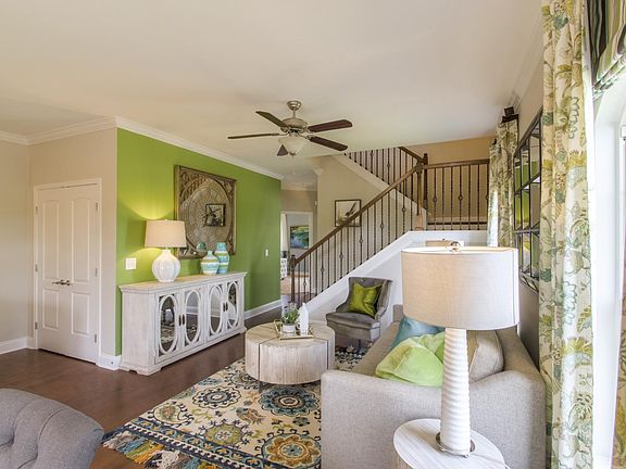 The Everleigh Living Area This is a model representation, not the actual home