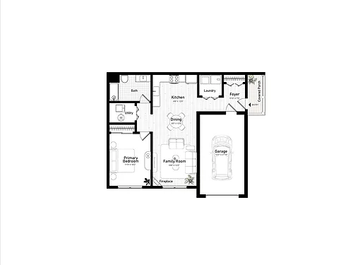 Floor plan Birdstone (A06)