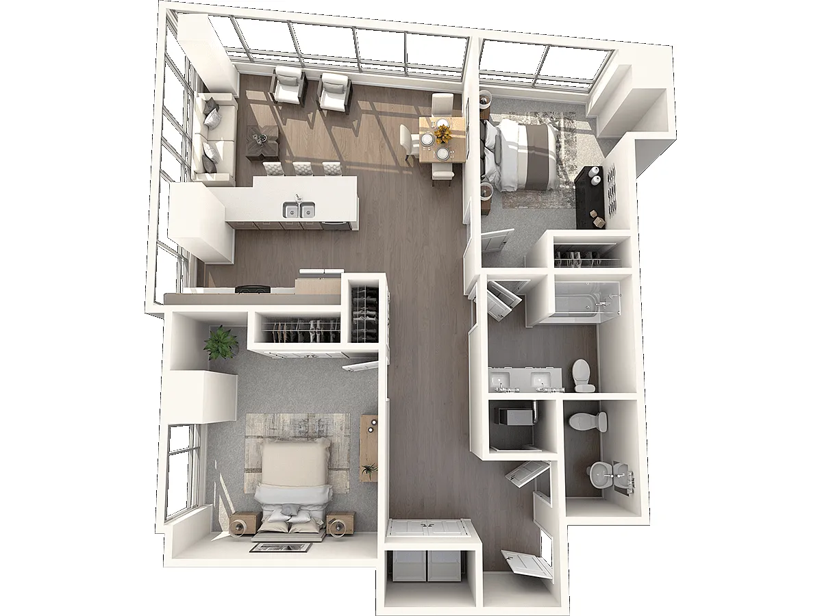 Floor plan Loft 213