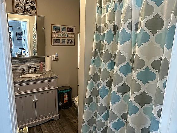 Bathroom off sunroom