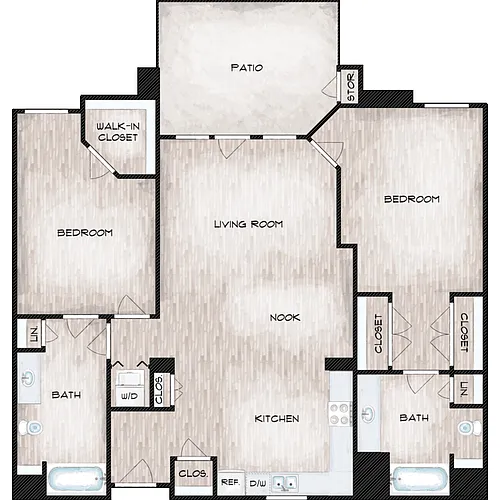 Floor plan Plan C