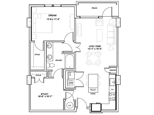 Floor plan The Jones Tower