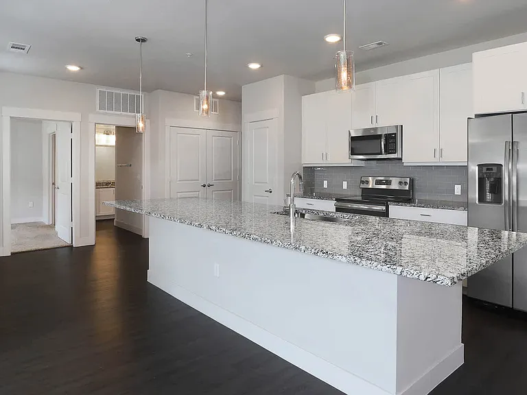 Kitchen with Granite Countertops and Stainless Steel Energy Star Appliances