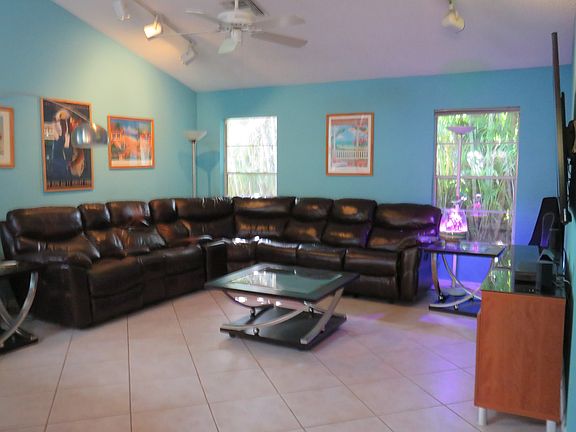 Family room opens to kitchen