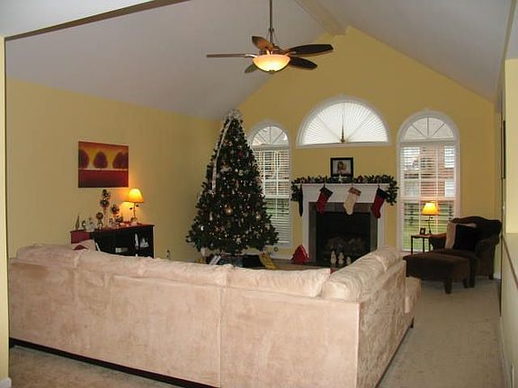 Living Room - Vaulted Ceiling - large and spacious wth natural light