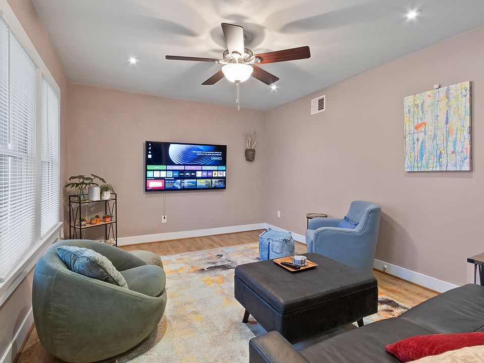 Great place for movie night on OLED TV or just talking