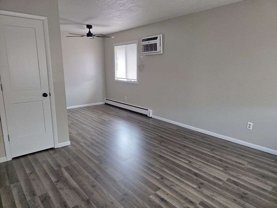 Living room looking into dining area