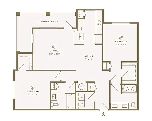 Floor plan Briar