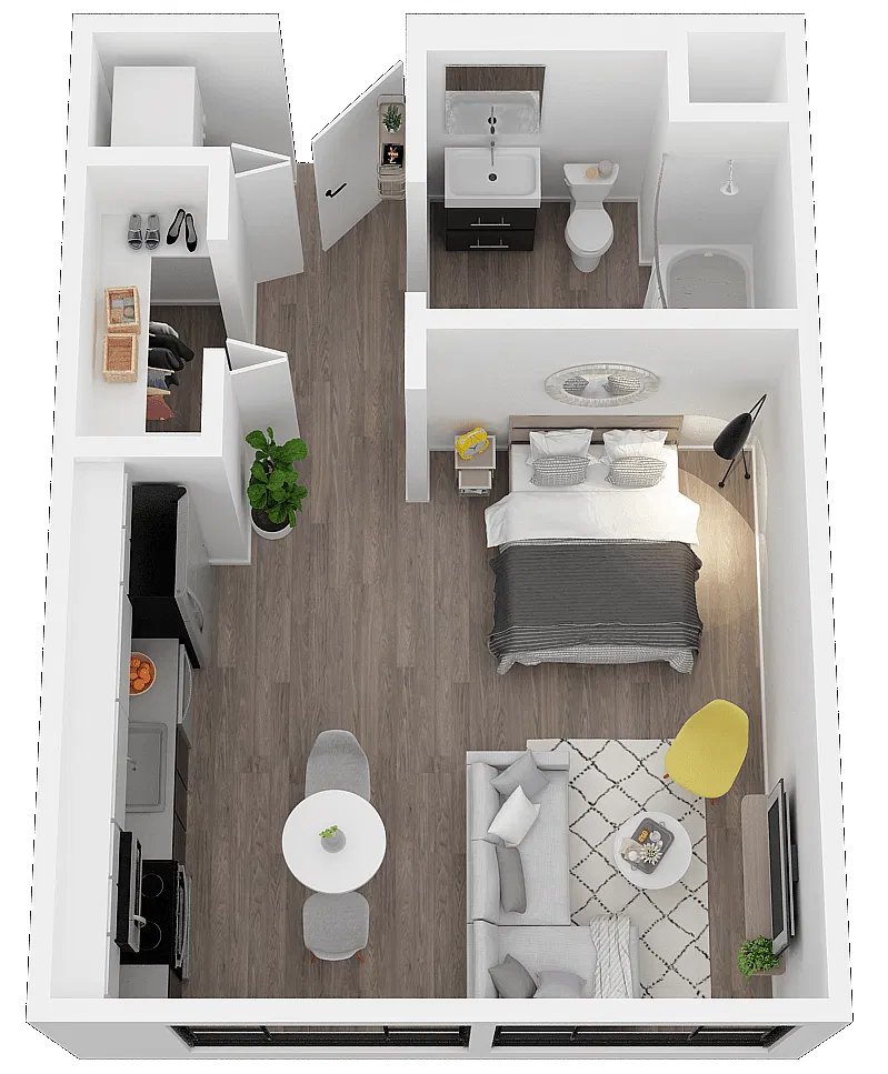 Floor plan Studio