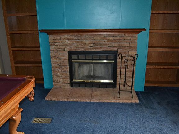 Fireplace in family room