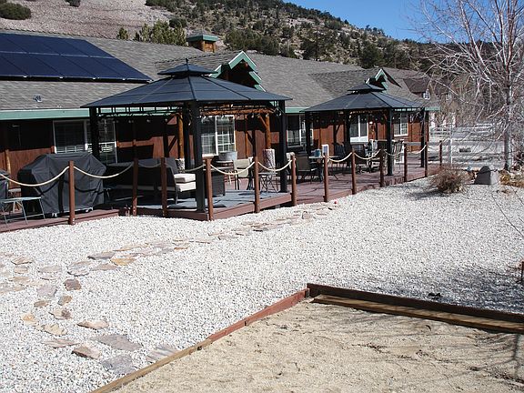Deck and Sandy Play Area