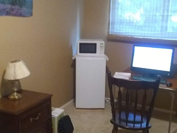 Inside, front right window