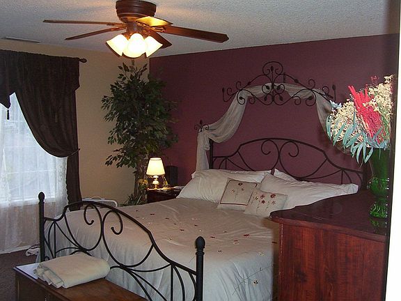 Upstairs to the left your in the Master Suite