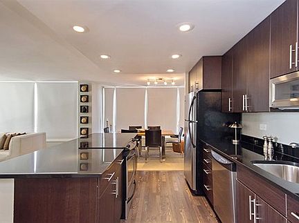Entrance facing dining room.