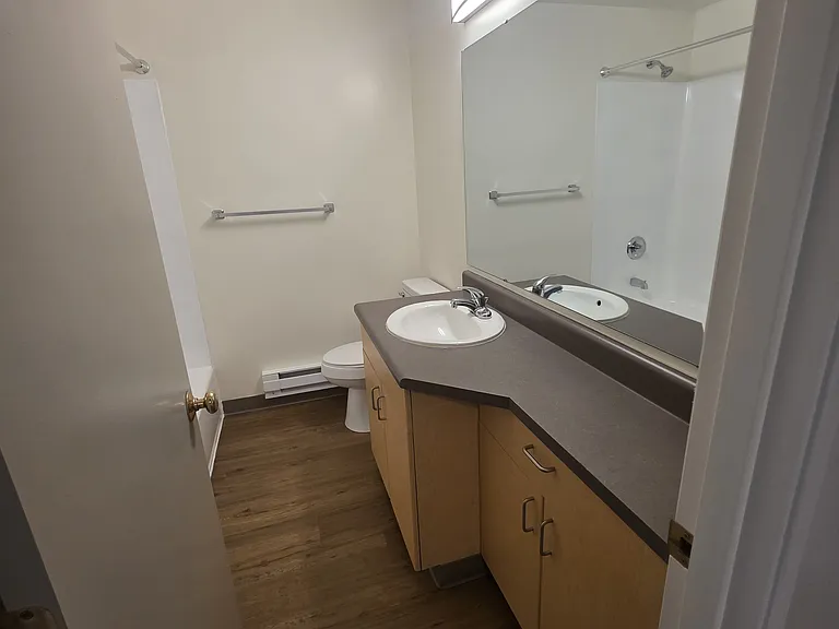 This apartment is located at Westwood Apartments, 3213 Wetmore Avenue, but is currently marketed under Glacier Vista Apartments.