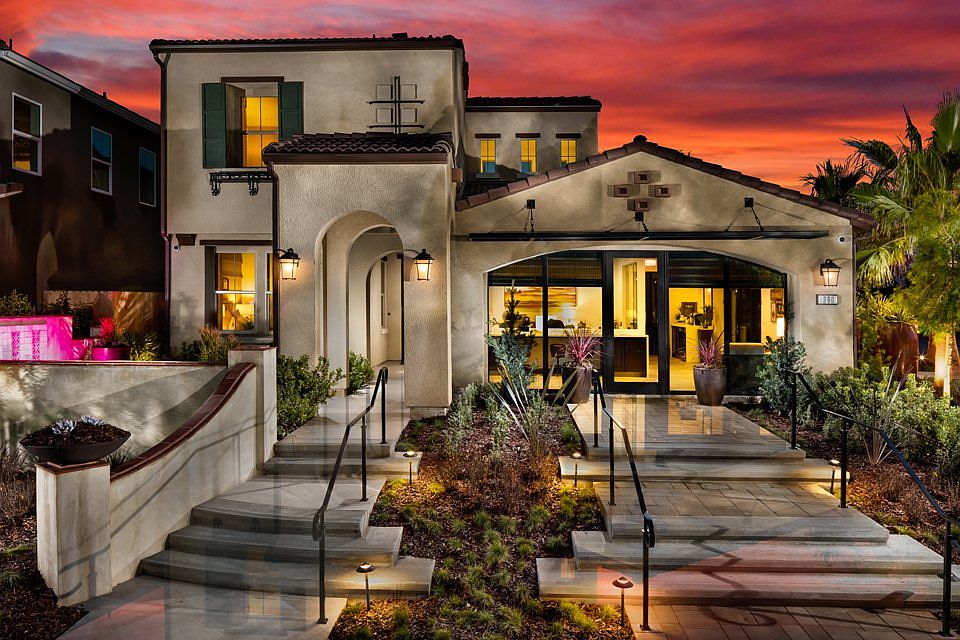 Model Home features Spanish Architecture