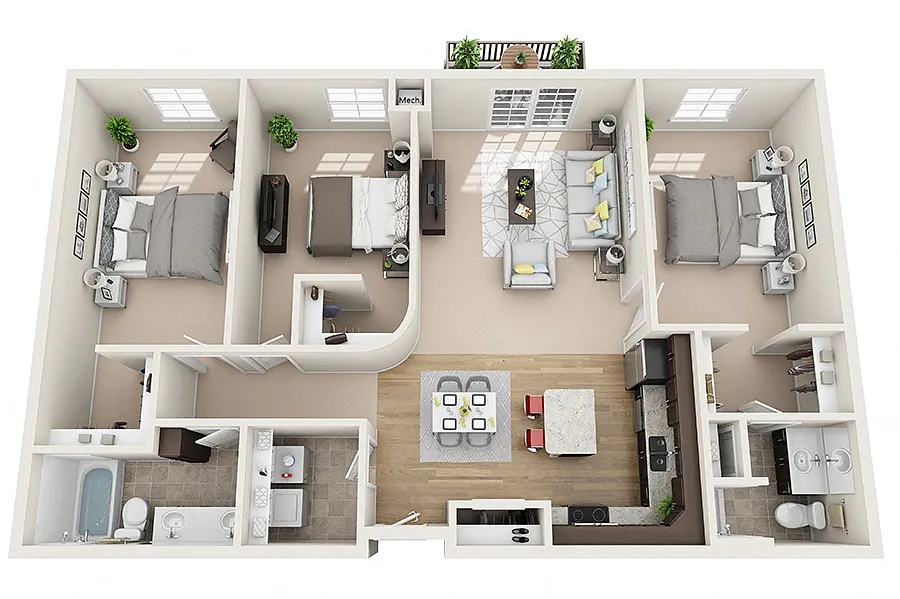Floor plan C2