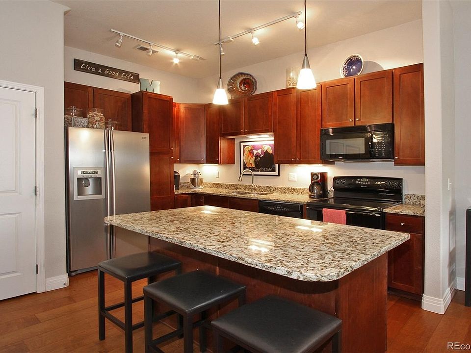 Modern kitchen with stone counters