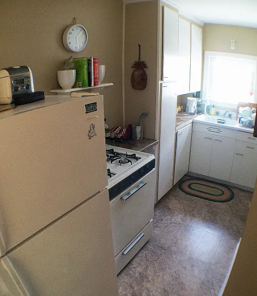 Kitchen from dining area