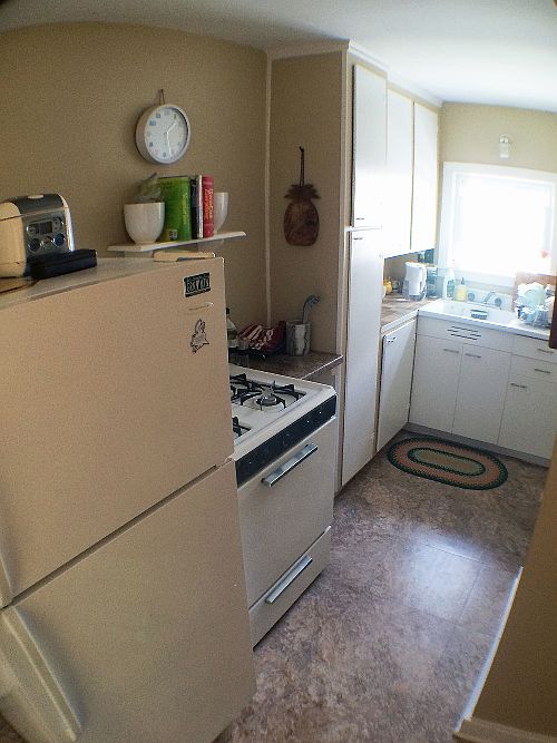 Kitchen from dining area