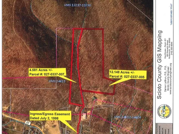 1444 Dry Run Rd, West Portsmouth, OH 45663