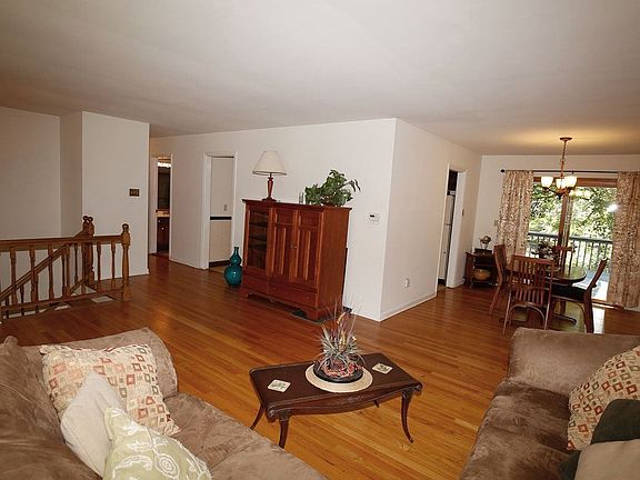 Gleaming hardwood floors...on upper level except the kitchen...