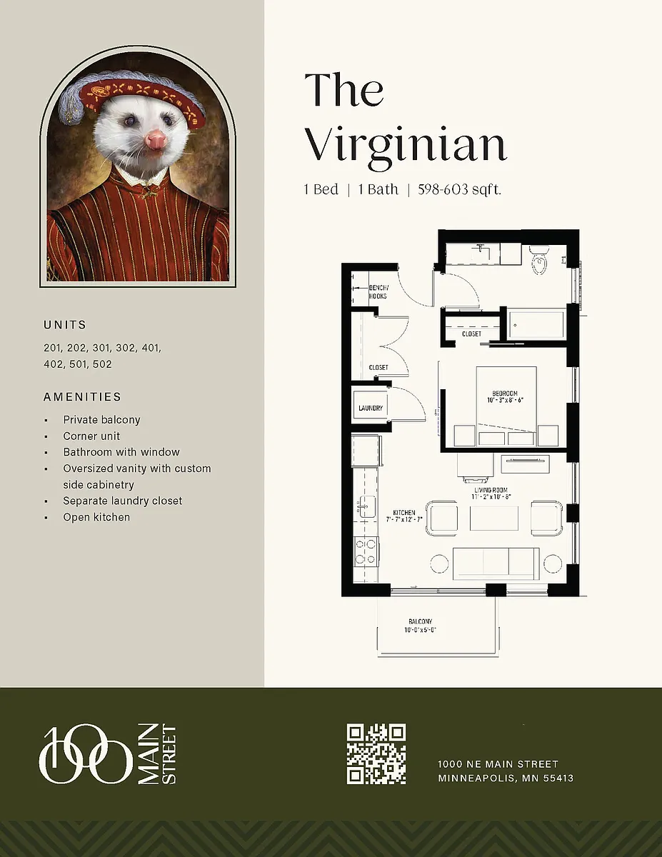 Floor plan The Virginian