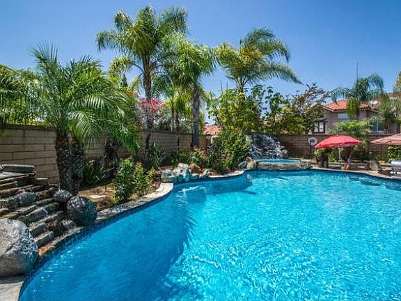 Gorgeous salt water pool and waterfalls
