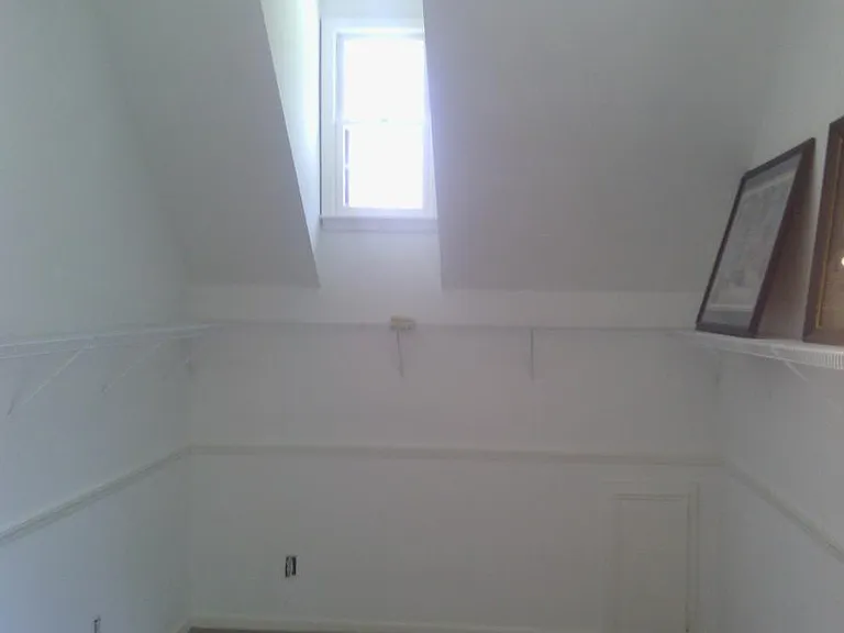 Walk in closet or media room