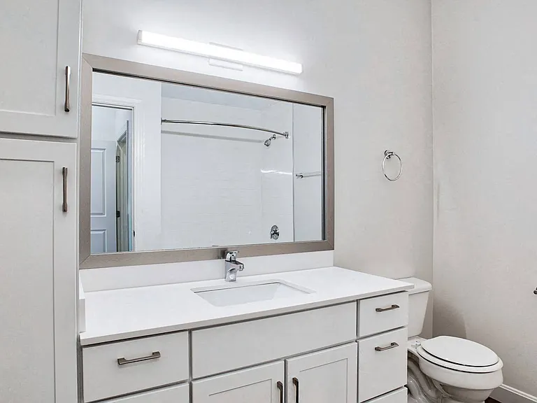 Modern spa inspired bathrooms with elegant finishes