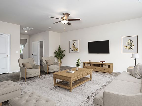 Unwind in the living room after a long day