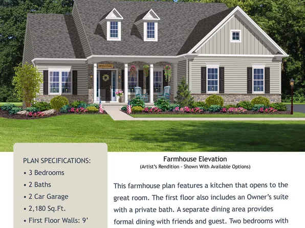Reagan - Farmhouse Plan, Old Orchard at Stones Crossing