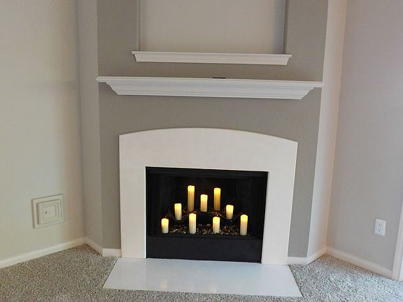 beautiful fireplace