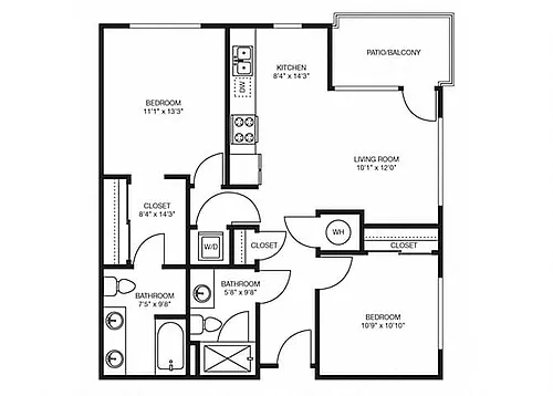 Floor plan B1