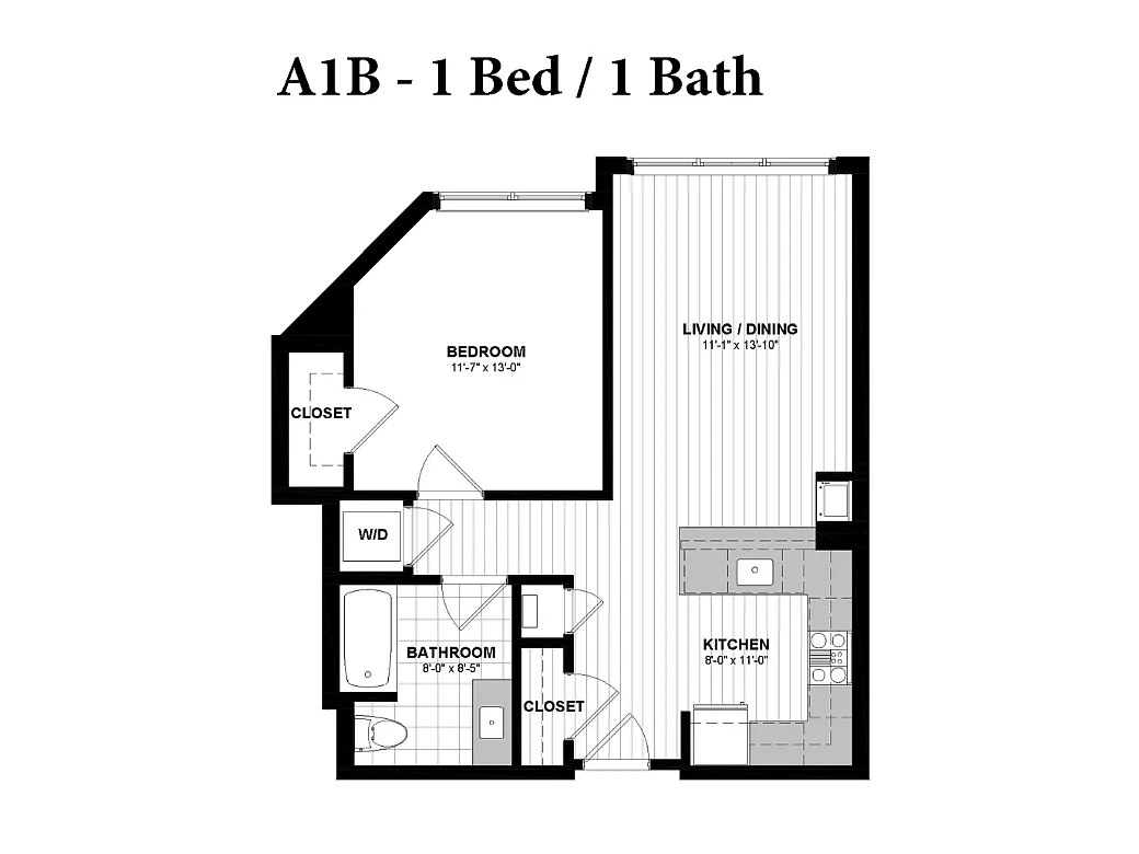 Floor plan A1B
