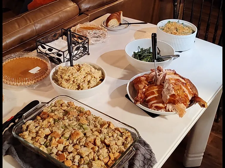 Holiday Ready: The kitchen has everything you need - even for Thanksgiving dinner.