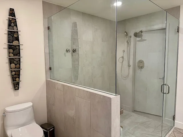 Primary bathroom.