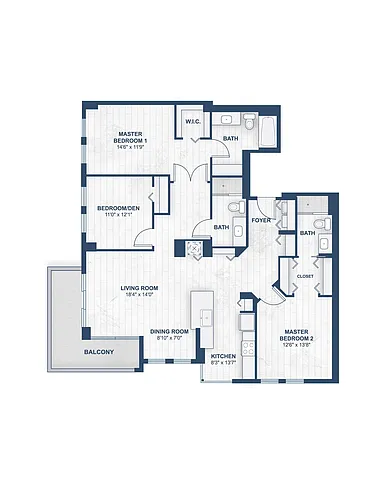 Floor plan 3/3 MONACO