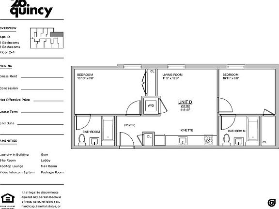 2nd image of 26 Quincy St #4D