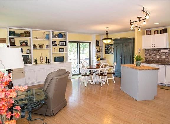 Great room is open, and light and bright!