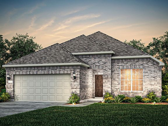 The Emory, a one-story home with 2-car garage, shown with Home Exterior 31