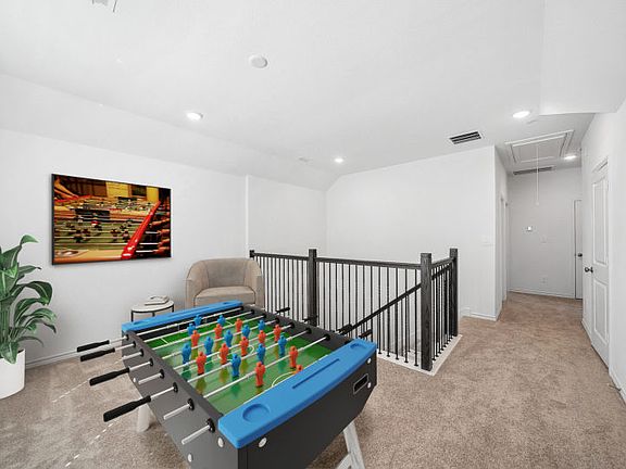 Virtually Staged Game room