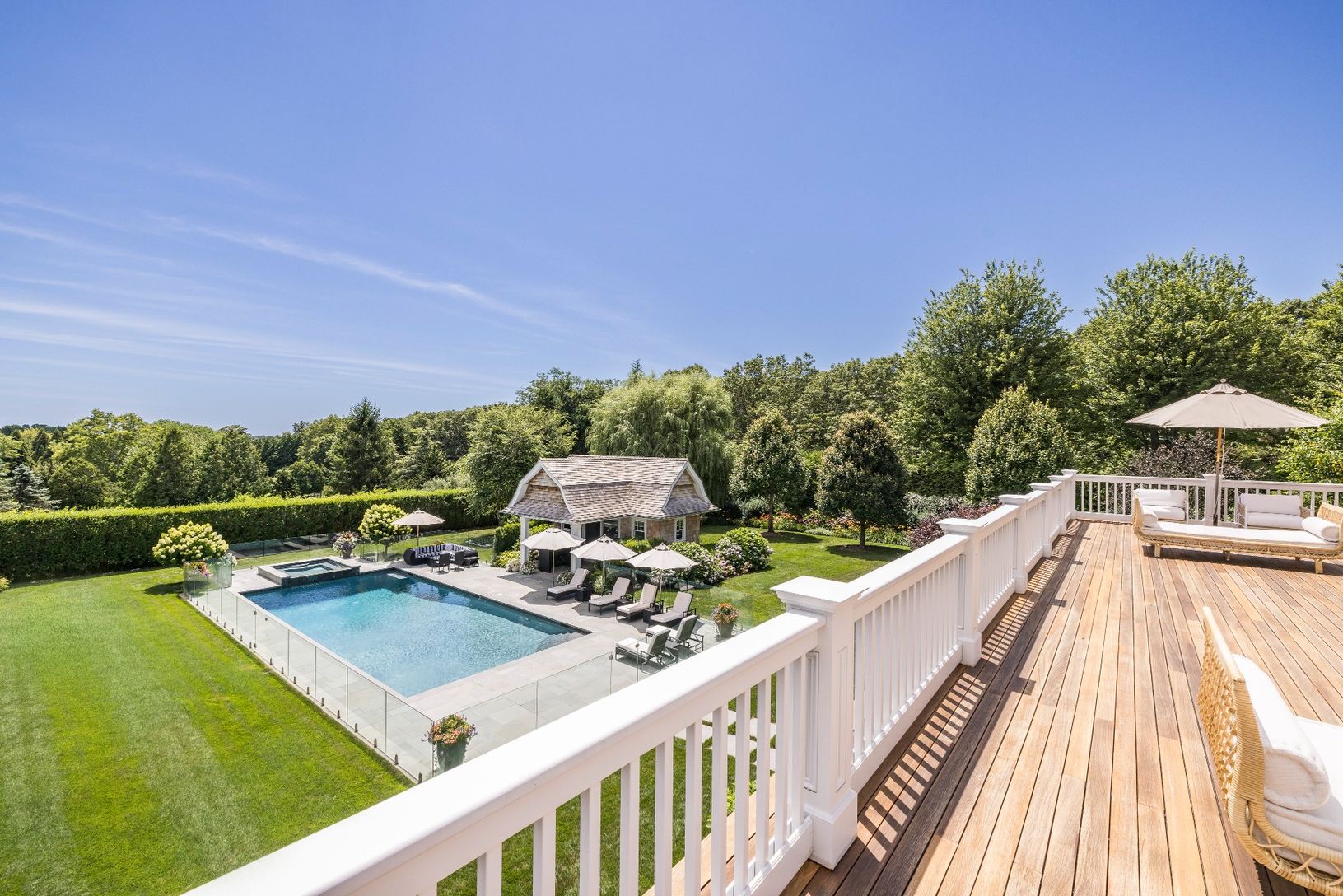 Views from the 2nd floor balcony