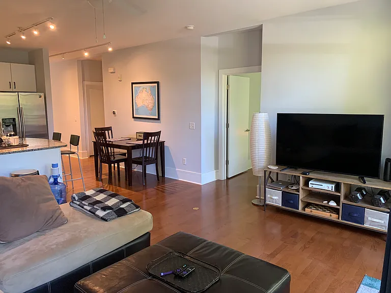 From the corner of the living area