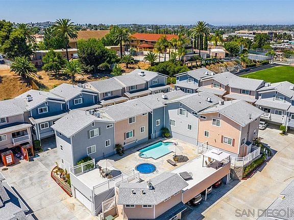 Aerial view of the 30 unit complex